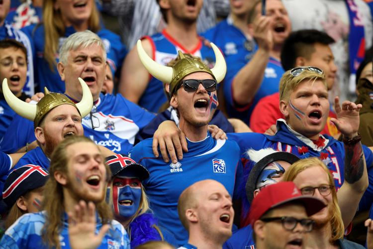 I tifosi dell'Islanda (Afp) - AFP