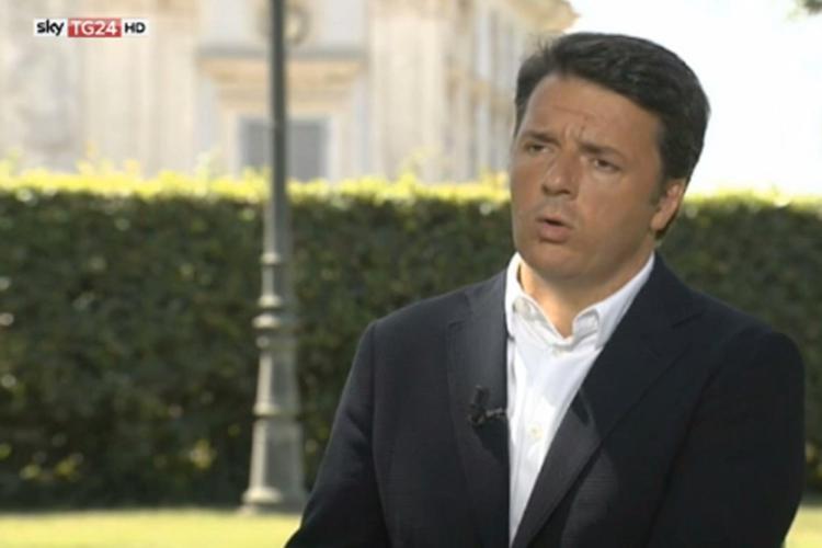 Matteo Renzi a 'L'intervista' di Maria Latella su SkyTg24