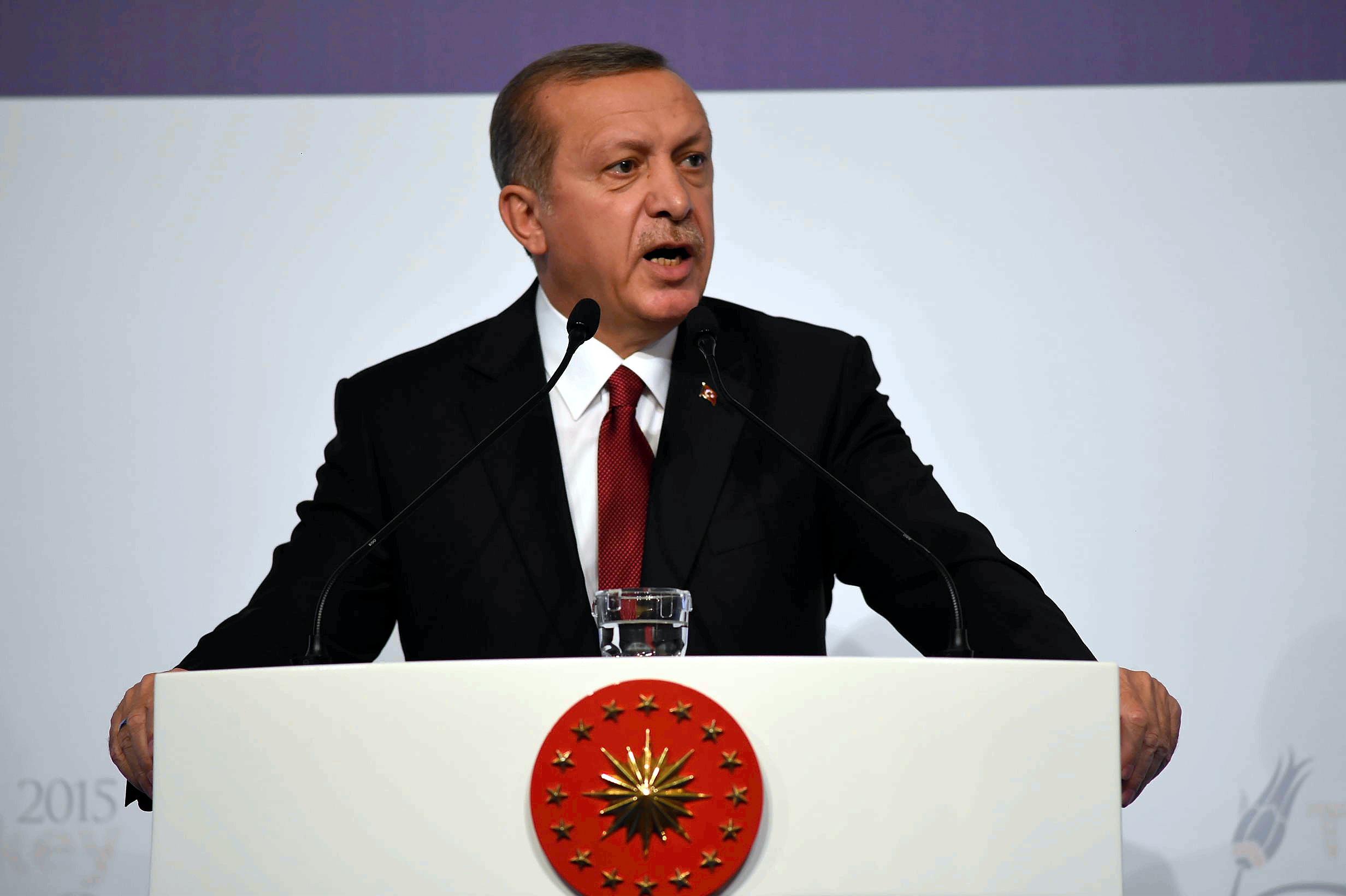Recep Tayyip Erdogan, presidente della Turchia (Fotogramma)