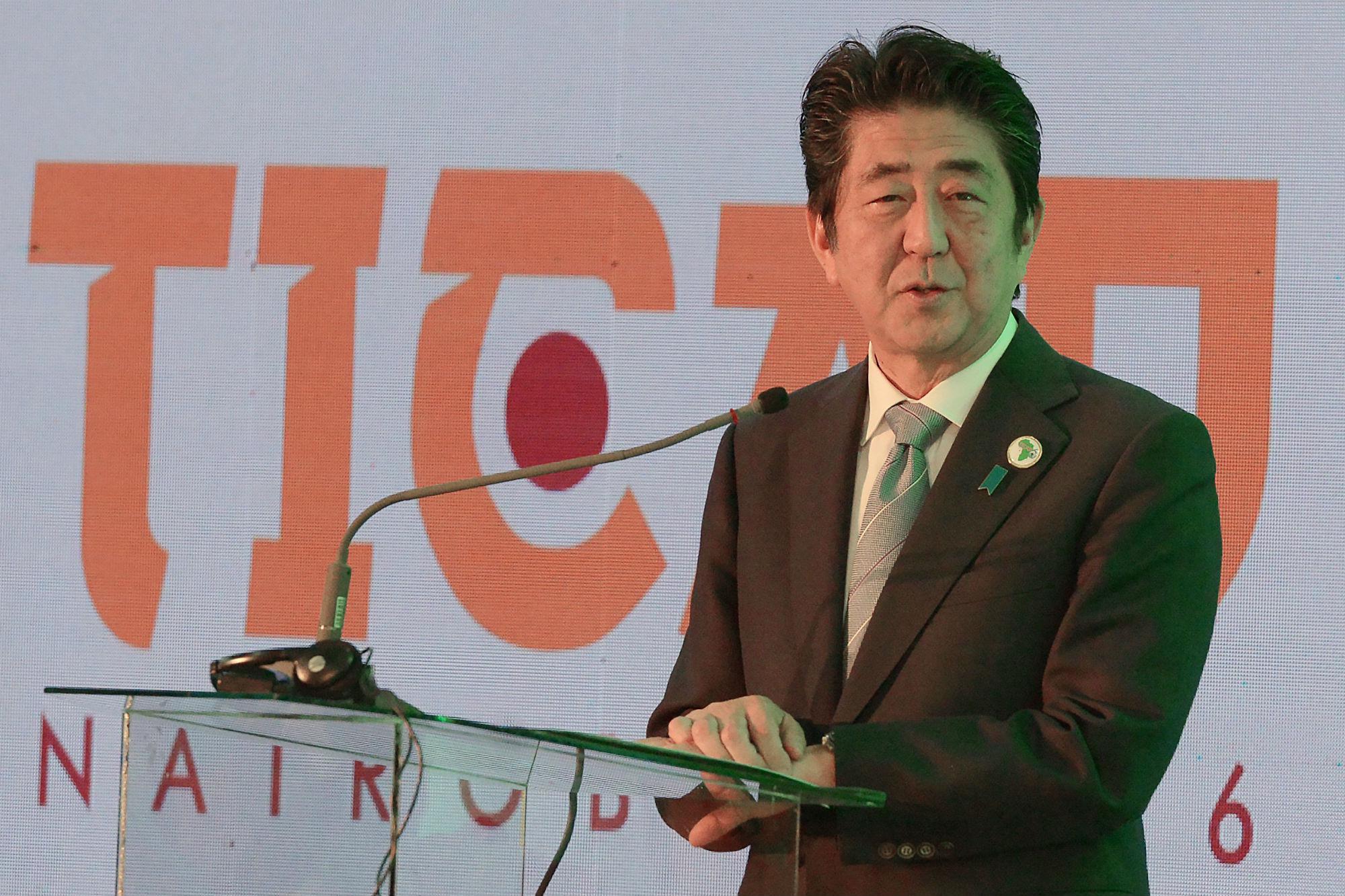 Shinzo Abe, Primo ministro del Giappone (Afp)