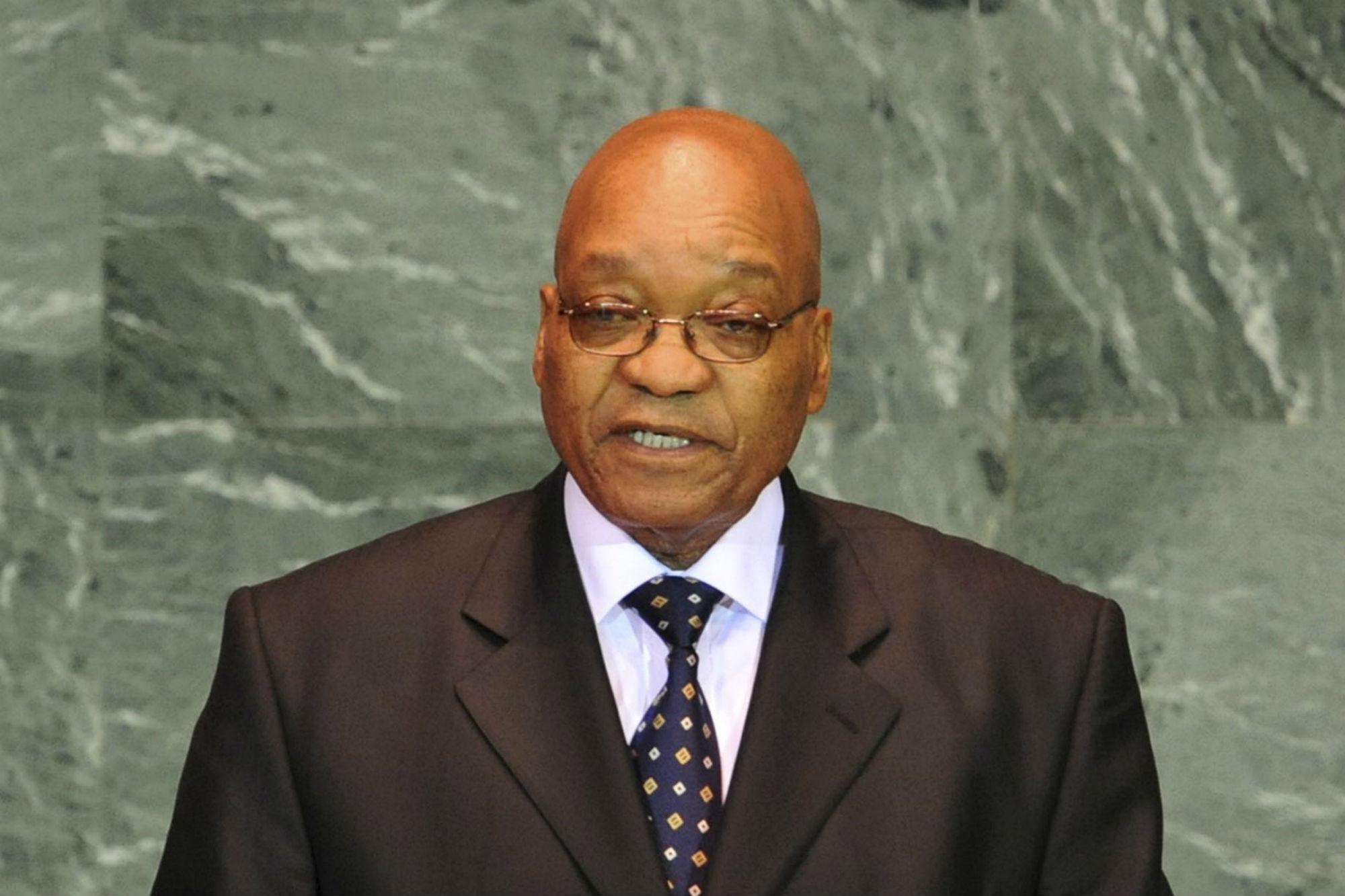 Jacob Zuma, presidente del Sudafrica (Fotogramma)