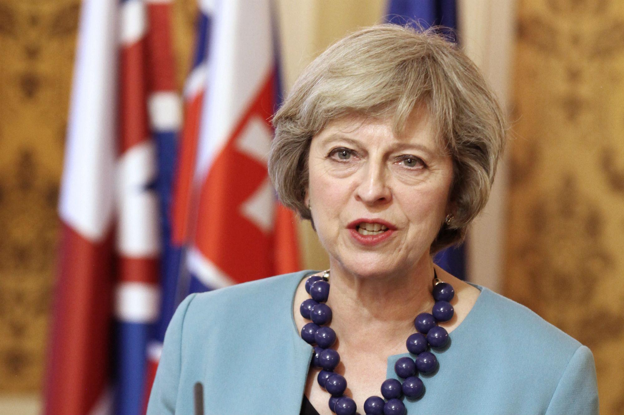 Theresa May, primo ministro del Regno Unito (Xinhua)