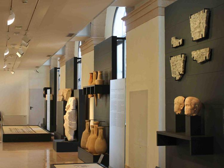 Uno scorcio del nuovo allestimento del Museo Archeologico Nazionale di Mantova 