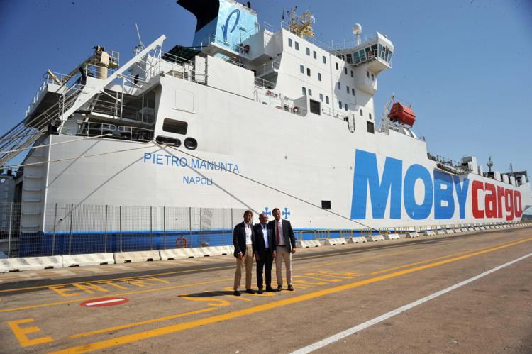 Moby: presenta la nuova nave cargo 'Pietro Manunta'