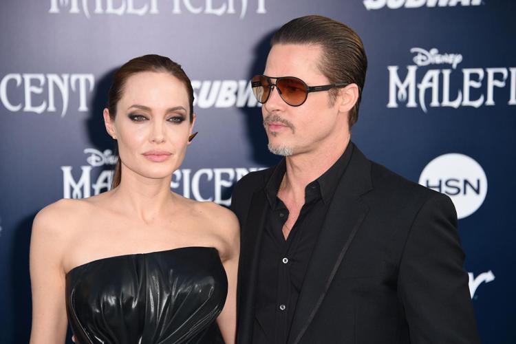 Angelina Jolie e Brad Pitt nel 2014 (Foto Afp) - AFP