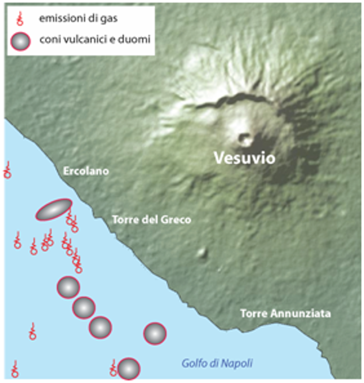 Scoperti nel Golfo di Napoli sei nuovi vulcani sottomarini davanti al Vesuvio