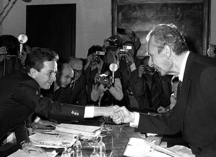 Aldo Moro e Enrico Berlinguer