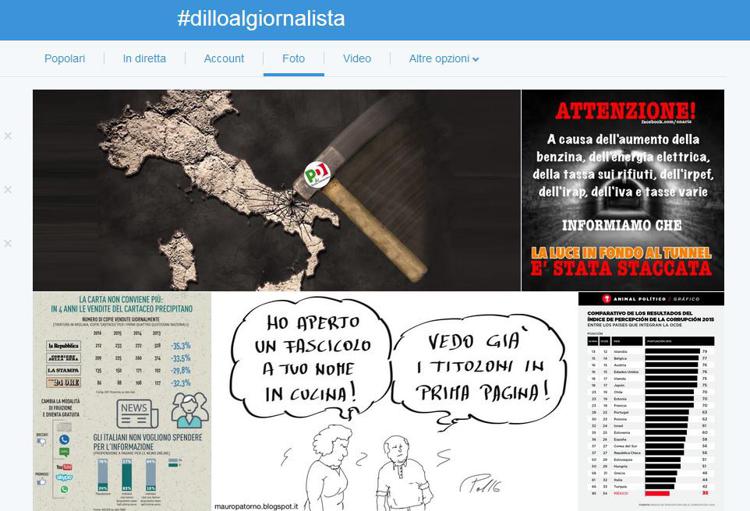 Grillo lancia #DilloAlGiornalista: 