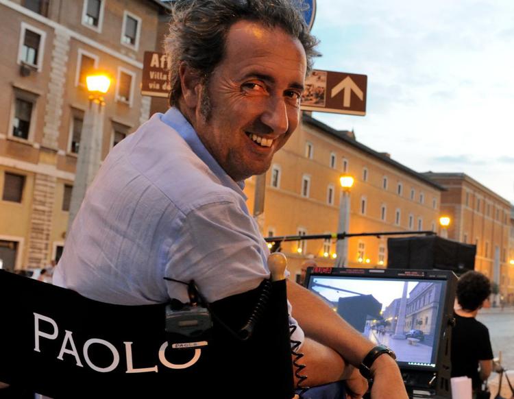 Il regista Paolo Sorrentino in una pausa delle riprese di 'The Young Pope' (Foto © Gianni Fiorito)  - © Gianni Fiorito 