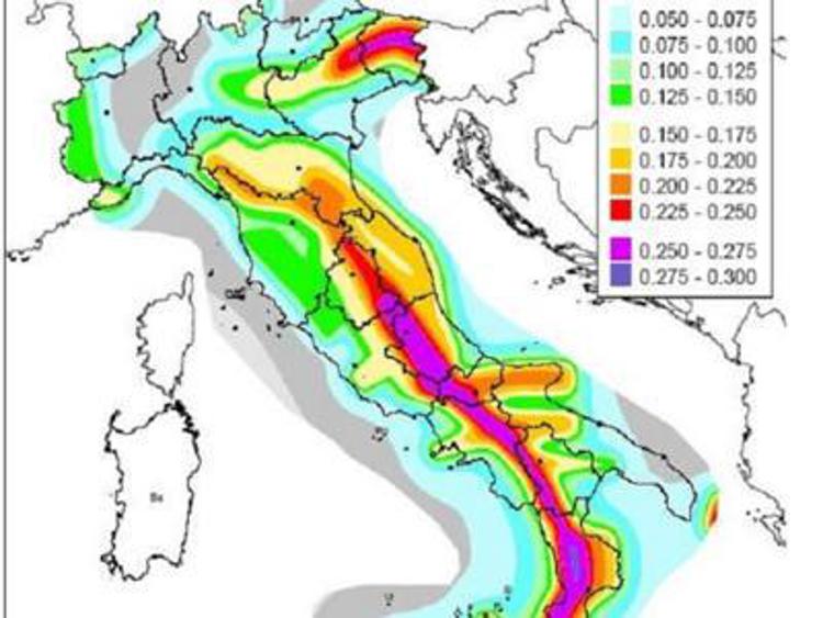 Mezza Italia vulnerabile: 44% aree a elevato rischio sismico