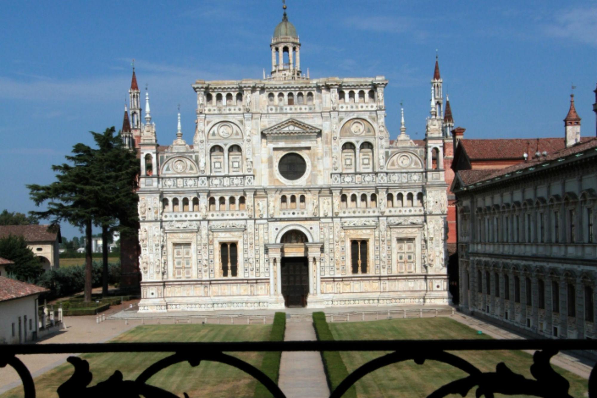 Certosa di Pavia, la facciata (foto di Umberto Barcella)