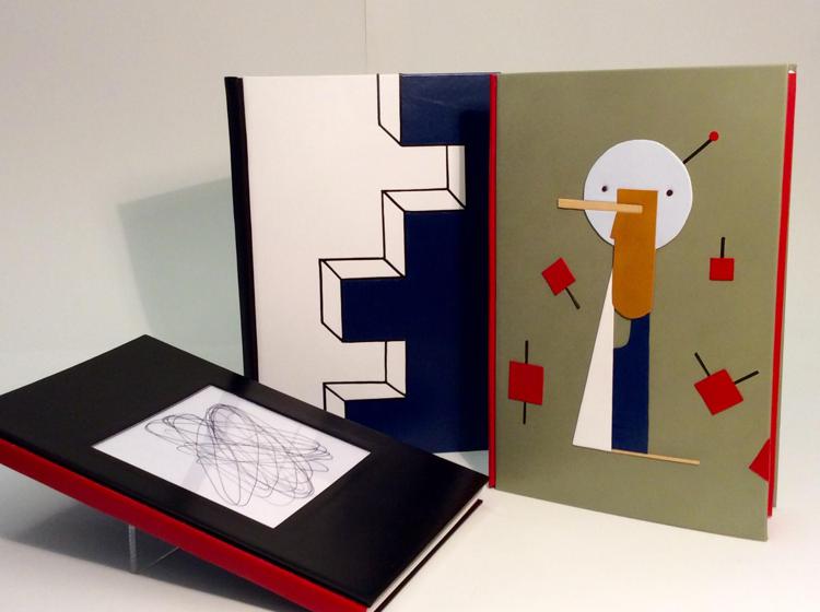 Tre libri d'arte realizzati da Sandra Varisco
