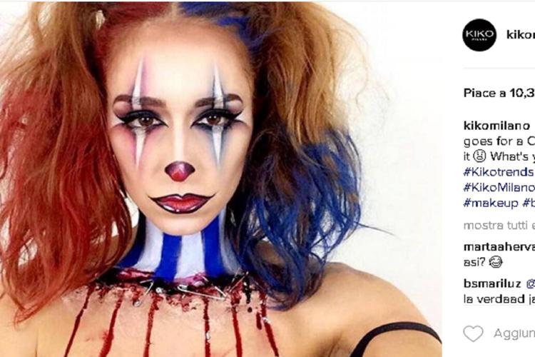 Uno dei make up proposti da Kiko per Halloween (foto da Instagram)