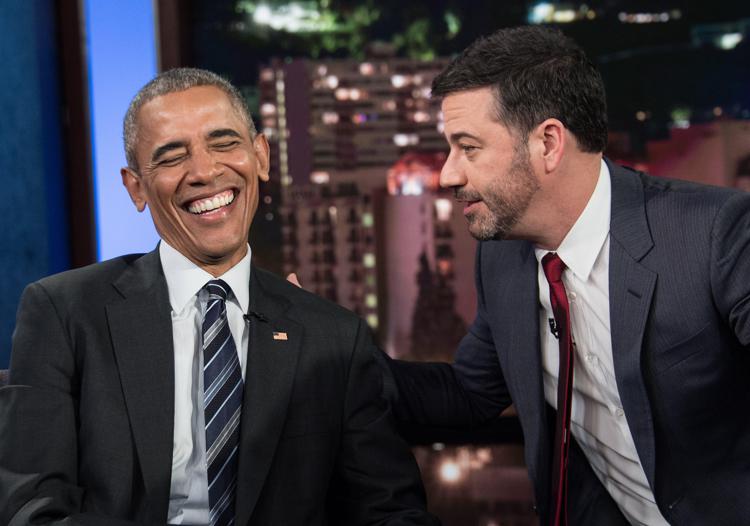 Barack Obama e Jimmy Kimmel (Afp) - AFP