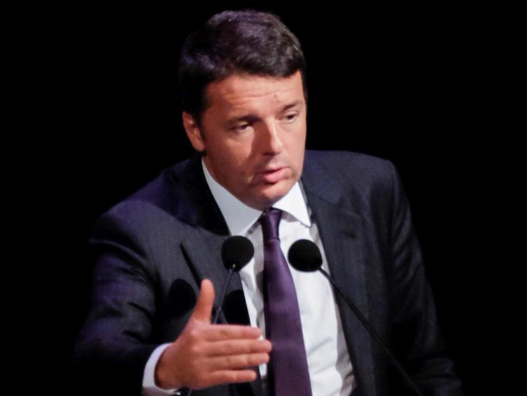 Il Presidente del Consiglio Matteo Renzi - FOTOGRAMMA