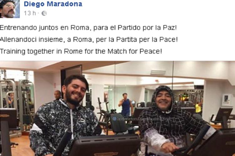 Diego Maradona (profilo Facebook)