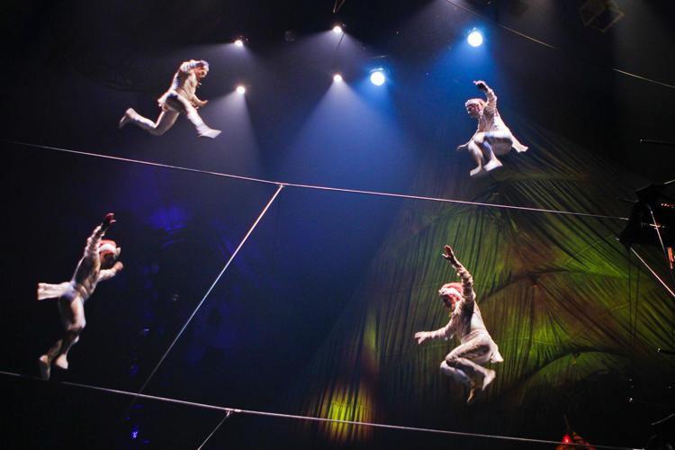 Uno spettacolo del Cirque du Soleil
