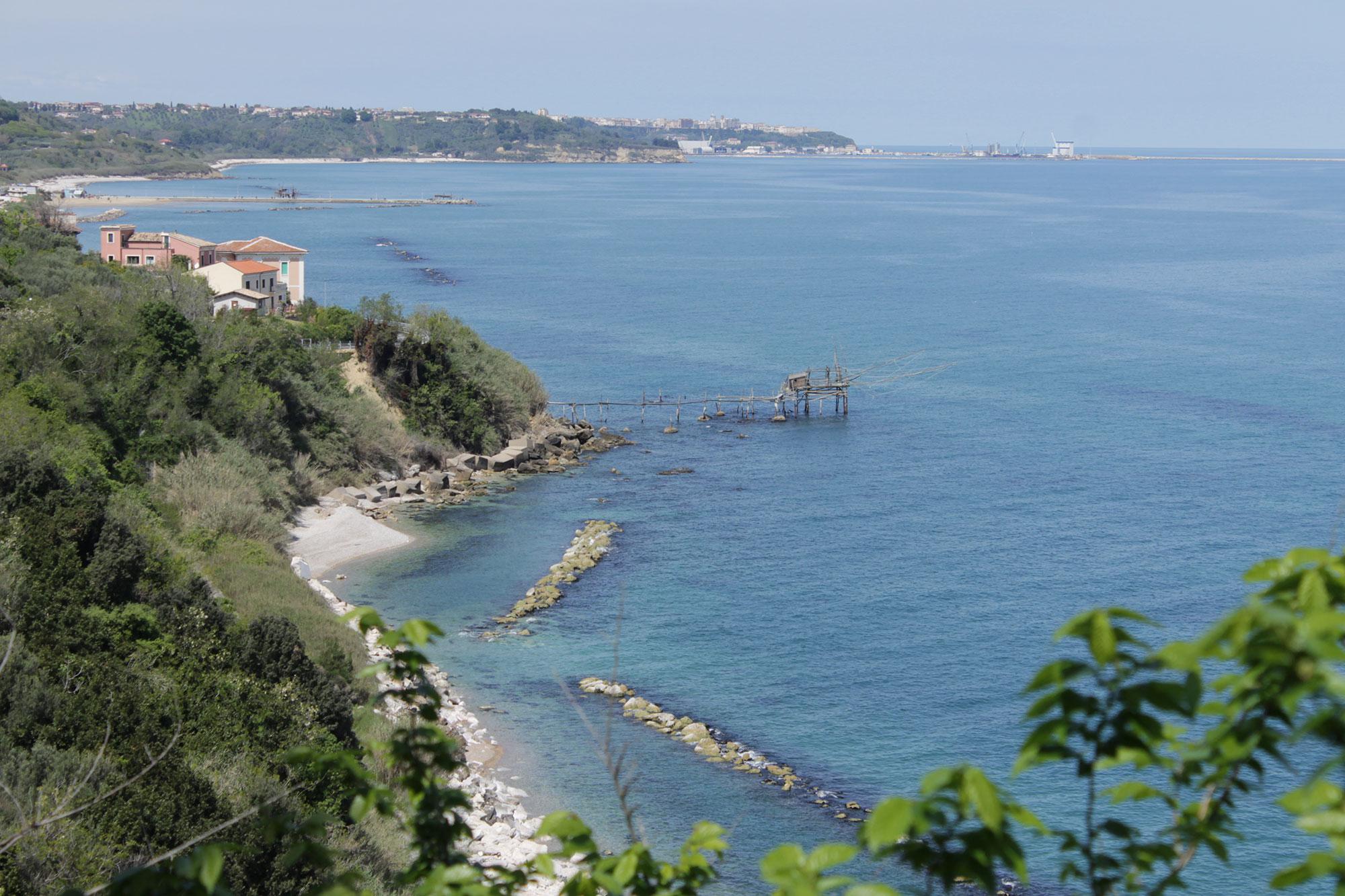 San Vito Marina, vista dal Promontorio Dannunziano (foto di Elio Torlontano)