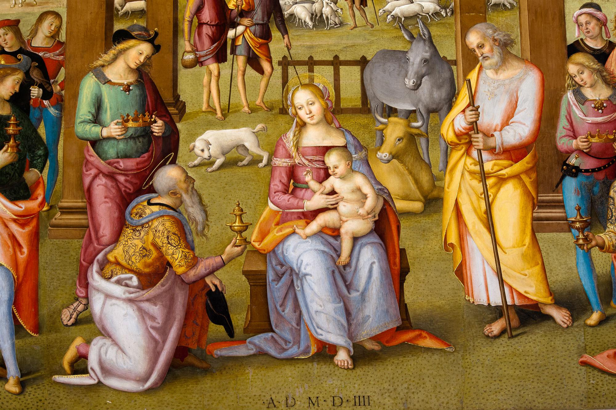  Città della Pieve, Oratorio di Santa Maria dei Bianchi con Adorazione dei Magi di Perugino (foto di Fabrizio Ardito)