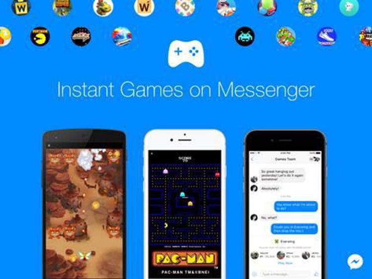 La chat Messenger apre ai giochi 