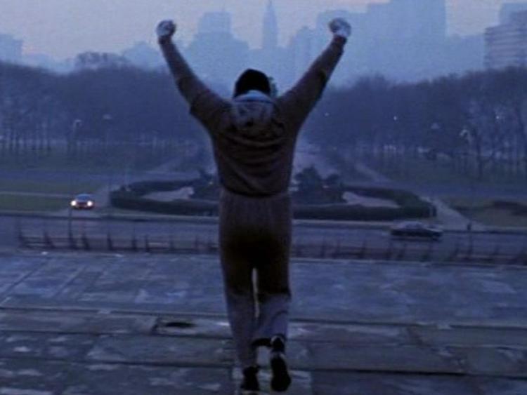 Sylvester Stallone nei panni di Rocky Balboa (Fermo immagine dal film)