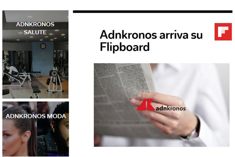 AdnKronos arriva su Flipboard: seguici e crea il tuo magazine personale
