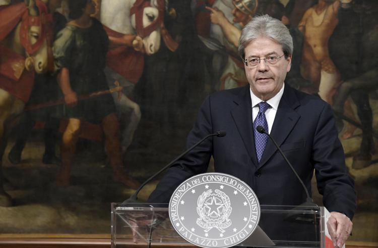 Il presidente del Consiglio italiano, Paolo Gentiloni (AFP PHOTO) - (AFP PHOTO)