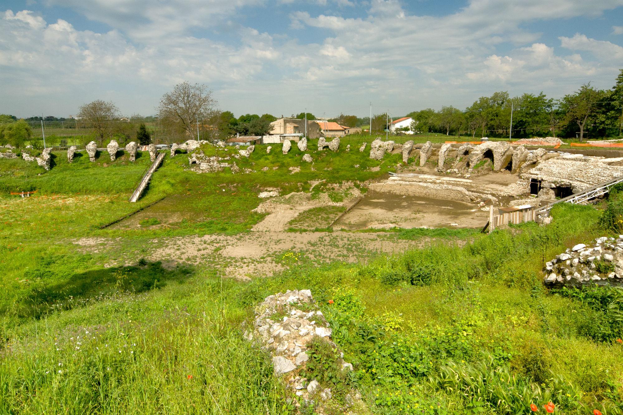San Salvatore Telesino, I resti della Telesia romana (foto di Natalino Russo)