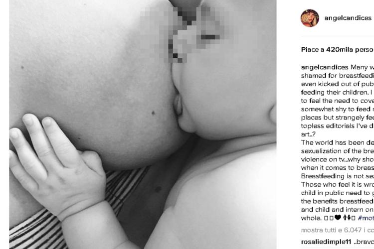 Il post provocatorio postato su Instagram da Candice Swanepoel