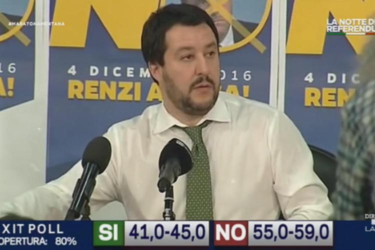 Matteo Salvini (fermo immagine dal video)