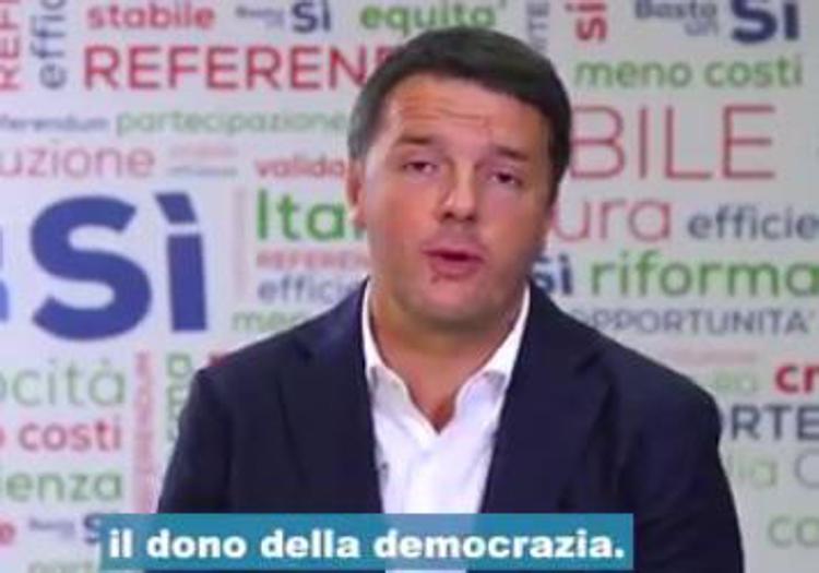 Referendum, appello finale di Renzi a elettori dem: 
