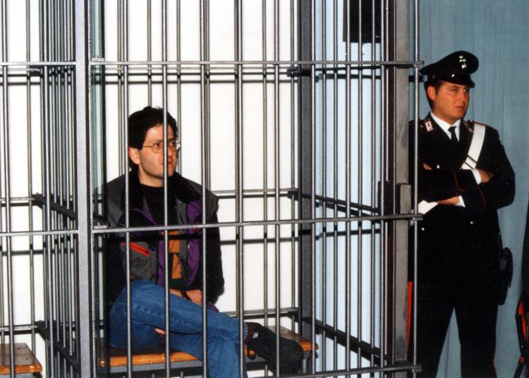 Fabio Savi al processo alla banda della Uno bianca (Fotogramma)