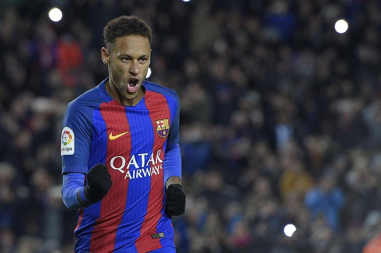 L'attaccante brasiliano del Barcellona Neymar  - AFP