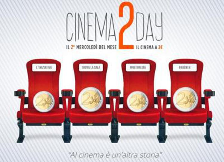 Torna Cinema2day, mercoledì in sala a 2 euro