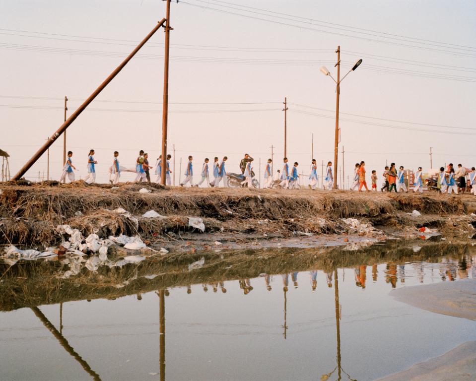 Mustafah Abdulaziz, 'Pollution and pilgrims along the Ganges River' - ‘Courtesy the artist and Syngenta Photography Award’ 