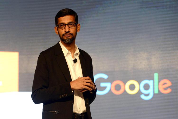 Il Ceo di Google, Sundar Pichai
