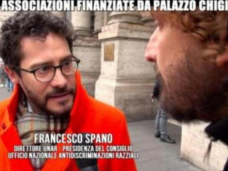Francesco Spano  (Fermo immagine dal servizio de 'Le Iene'