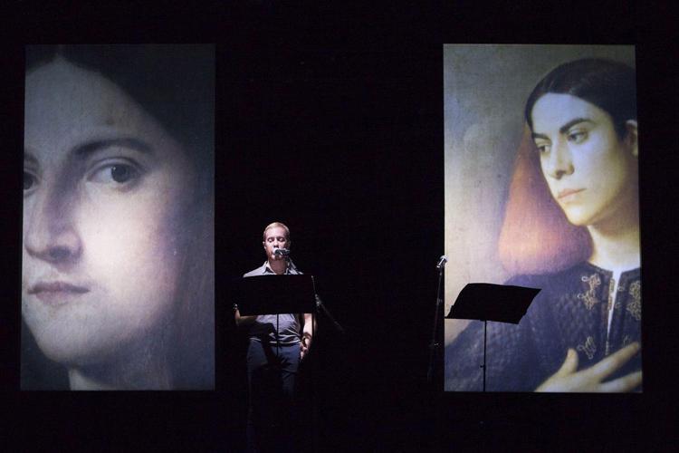 Una scena di 'Rivelazione', lo spettacolo in scena al Teatro India di Roma, dedicato a Giorgione