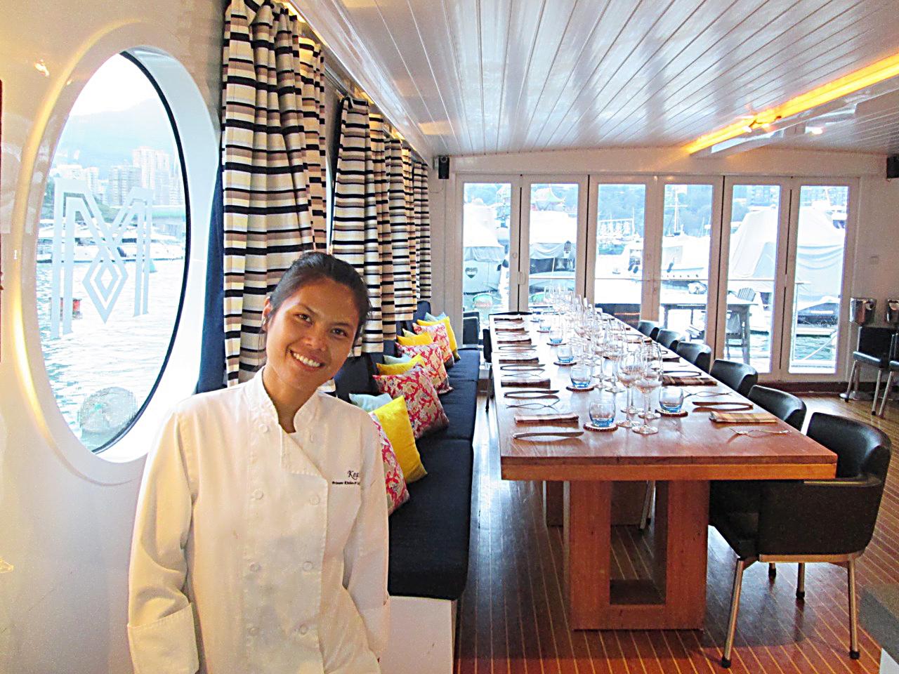 Kea Liden a Hong Kong gestisce due celebri ristoranti, il Thai On High e il Thai On Nine