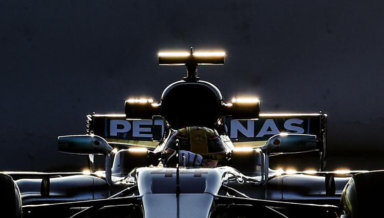 La Mercedes AMG Petronas F1 del pilota britannico Lewis Hamilton - AFP