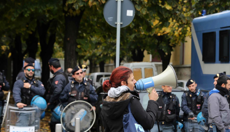 Protestors clash with police, heckle minister at Rome university