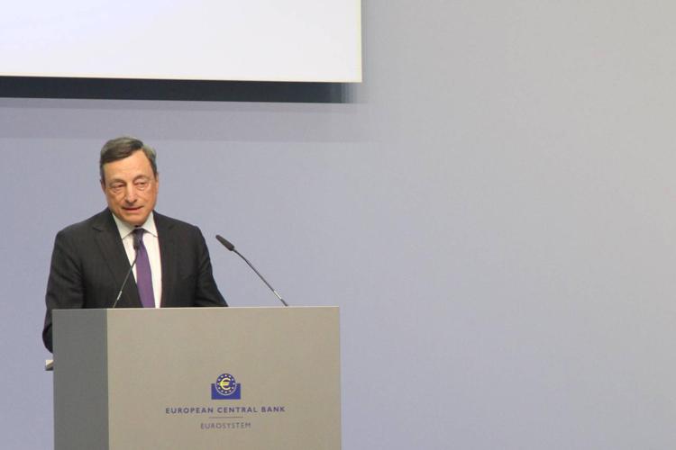 Il presidente Bce, Mario Draghi (FOTOGRAMMA) - (FOTOGRAMMA)