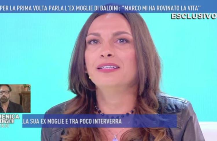 Stefania Lillo, ex moglie di Marco Baldini (fermo immagine dal video)