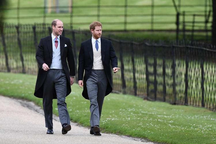 Il principe Harry con il fratello William (Afp) - AFP