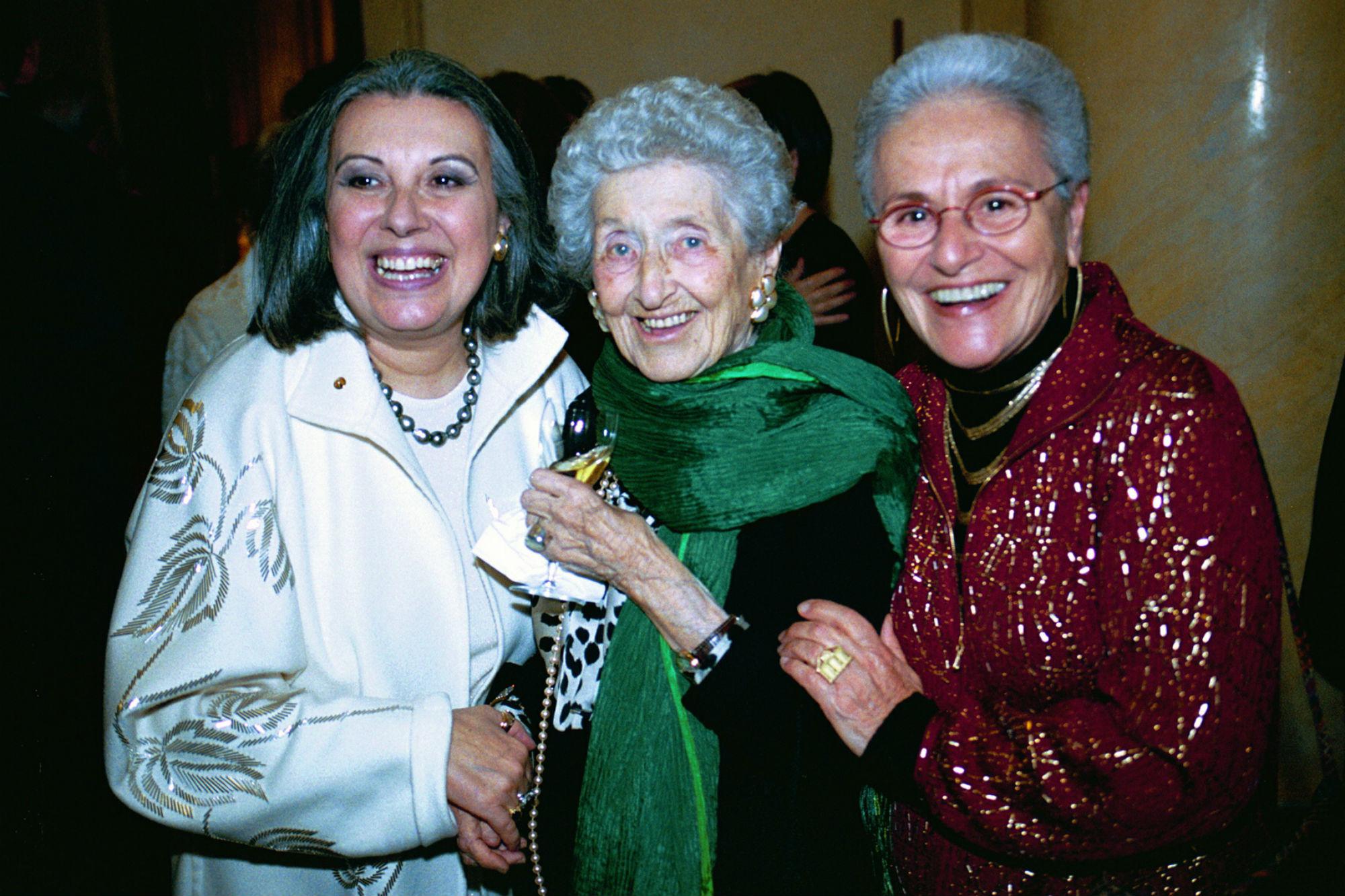Laura Biagiotti, Maria Pezzi e Rosita Missoni (Fotogramma)