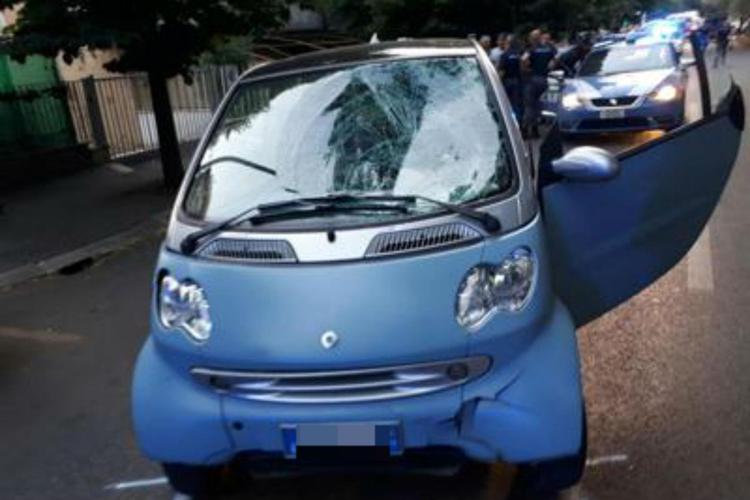 Woman driver mows down five pedestrians in Rome