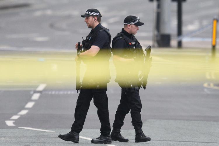 La polizia circonda la Manchester Arena  (AFP PHOTO) - (AFP PHOTO)