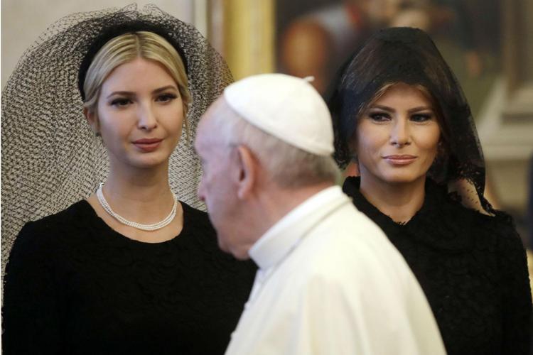 Ivanka Trump e Melania in visita dal Papa (Afp) - AFP