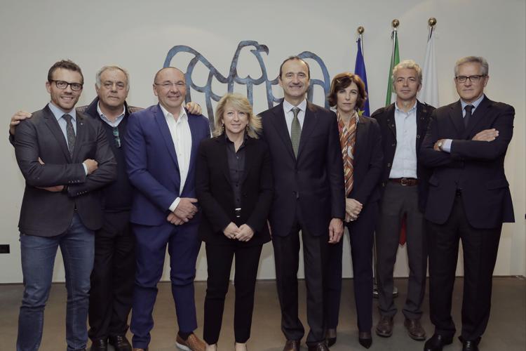 La squadra di presidenza di Confindustria Bergamo
