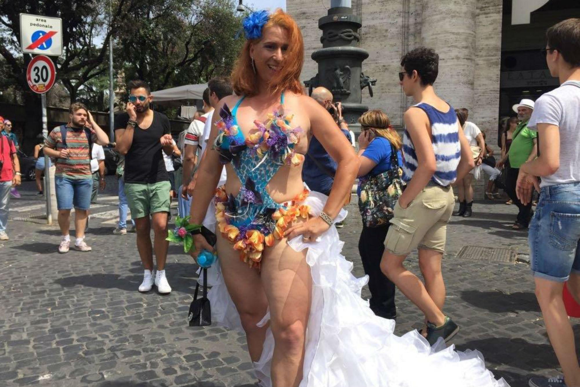Roma, Gay Pride 2017 (Foto AdnKronos)